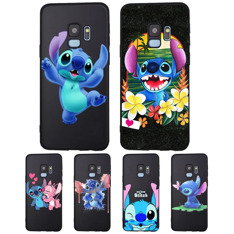 

Stitch cartoon For Samsung Galaxy S6 S7 Edge S8 S9 S10 S10e Plus Lite Note 8 9 A20 A30 A40 A50 A70 phone Case Cover Coque Etui