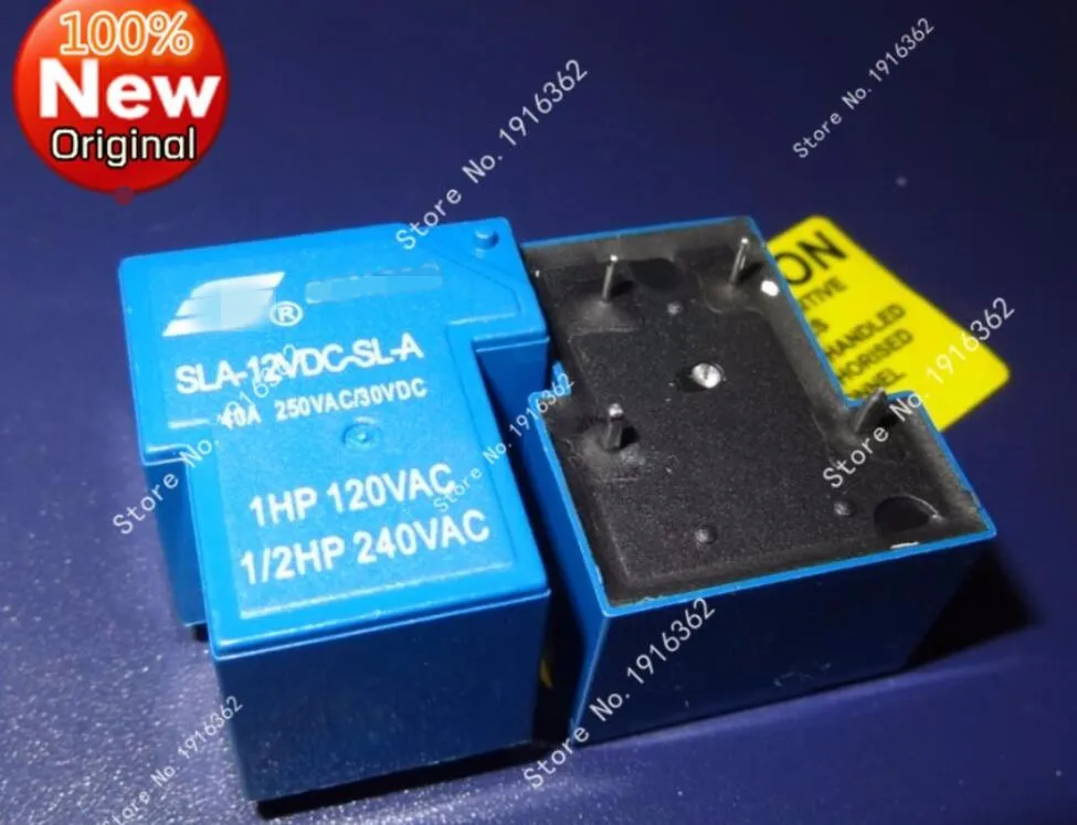 

1pcs/Lot Original SLA-5VDC-SL-A SLA-12VDC-SL-A SLA-24VDC-SL-A 4 feet a group of normally open T90 40A high current 12VDC relay