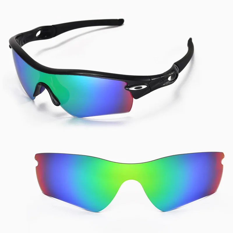 Walleva Polarized Replacement Lenses for Oakley Radar Path Sunglasses 8 colors available
