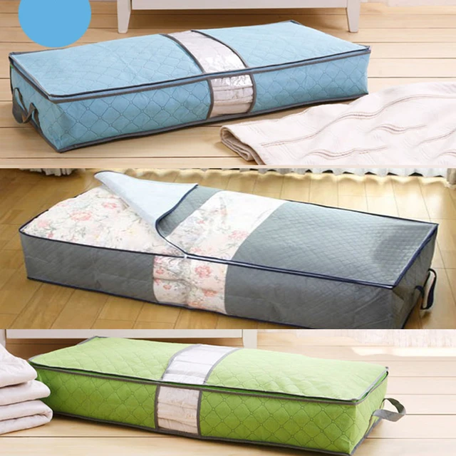 3 Colors Quilt Storage Bags Under Bed Organizer The 3 Colors Quilt Storage Bags Under Bed Organizer The Bag Box Gray