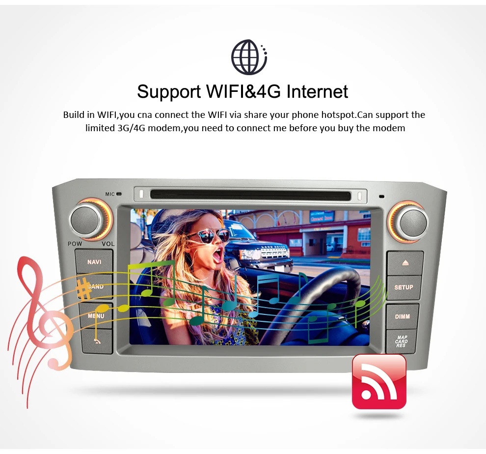 Android10.0 9 0 Автомобильная стерео для Toyota Avensis/T25 2003 2008 автомобильный DVD плеер 2 Din PC Head