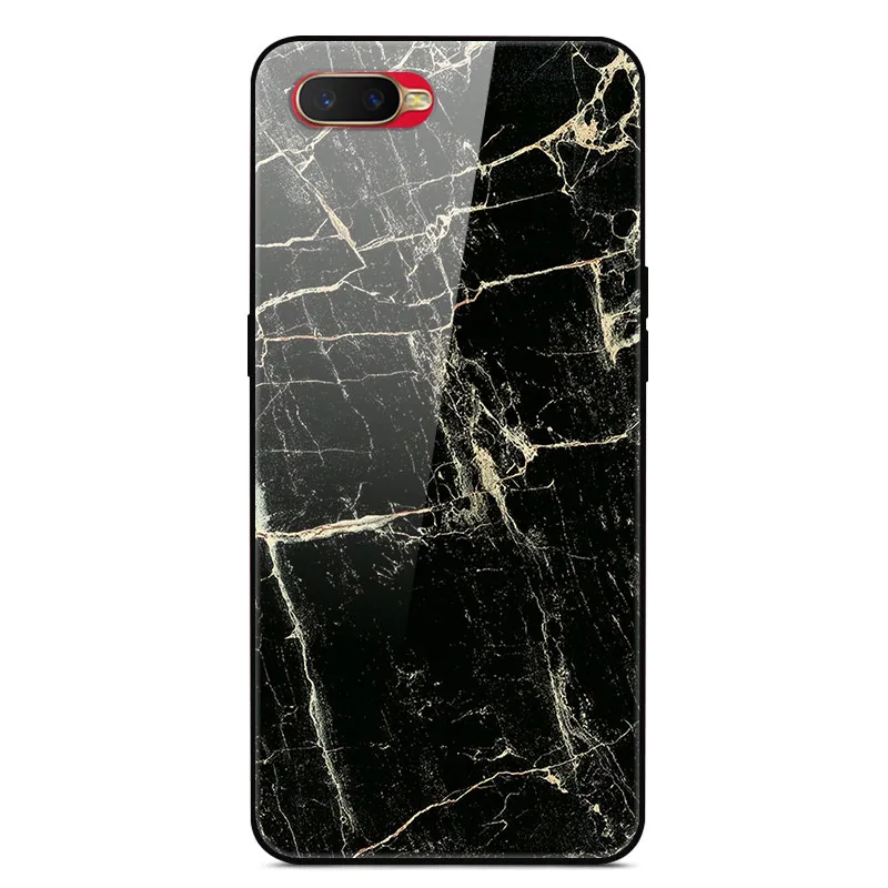 Enhanced Painted Tempered Glass Back Cover - Hard Protective Phone Case