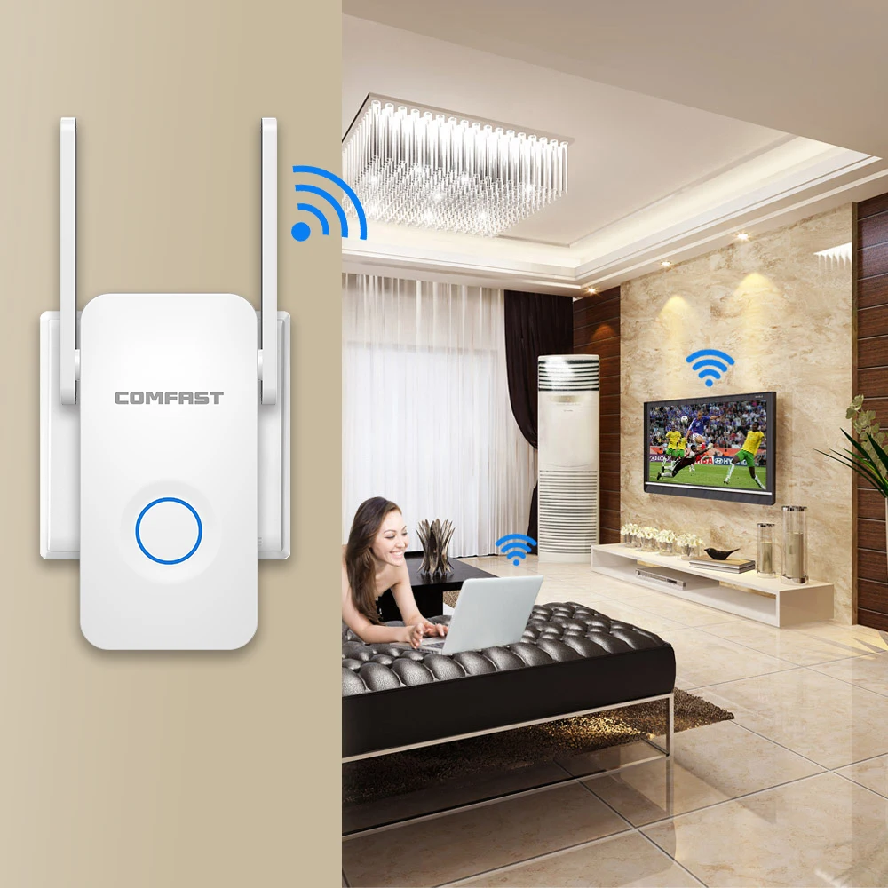 Wi Fi роутер/ретранслятор/точка доступа 5 ГГц 1200 Мбит/с двухдиапазонный гигабитный