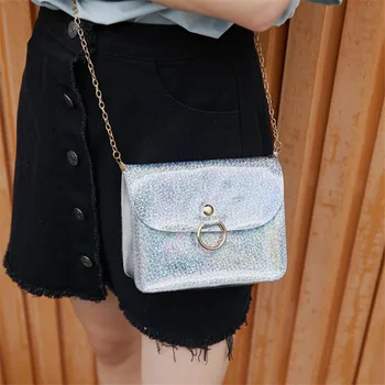 

2019 Fashion Ladies Small Bag Female 2019 New Wave Korean Version of the Wild Messenger Shoulder Bag Chain Small Square Bag
