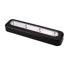 4LED Bar Touch Sensor Lamp Mini Wireless Wall Light Closet Lamp Lighting Touch T For Under