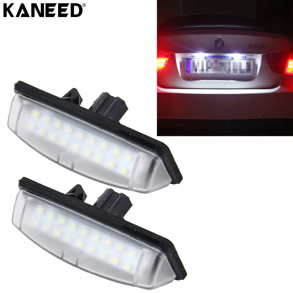License Plate Light For Toyota Camry 18 SMD 3528 LED Car Auto Number Plate Lamps Licence Lights