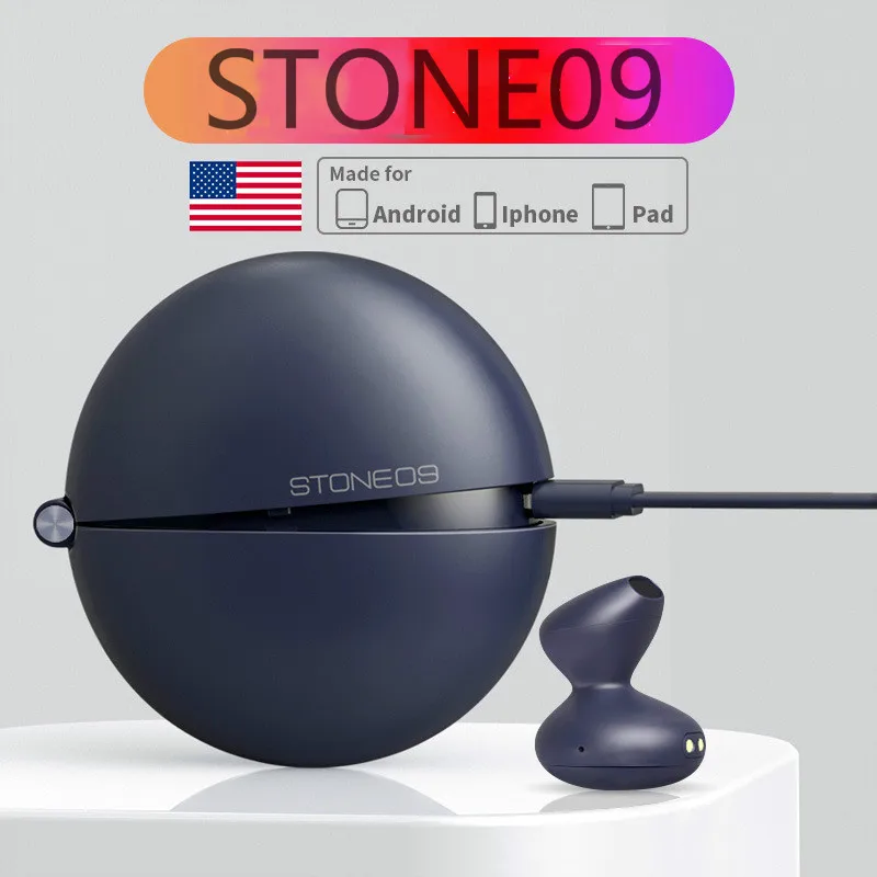 

Wireless bluetooth headset Mini invisible in-ear Single earphone waterproof Portable lightweight Can be worn on both sides