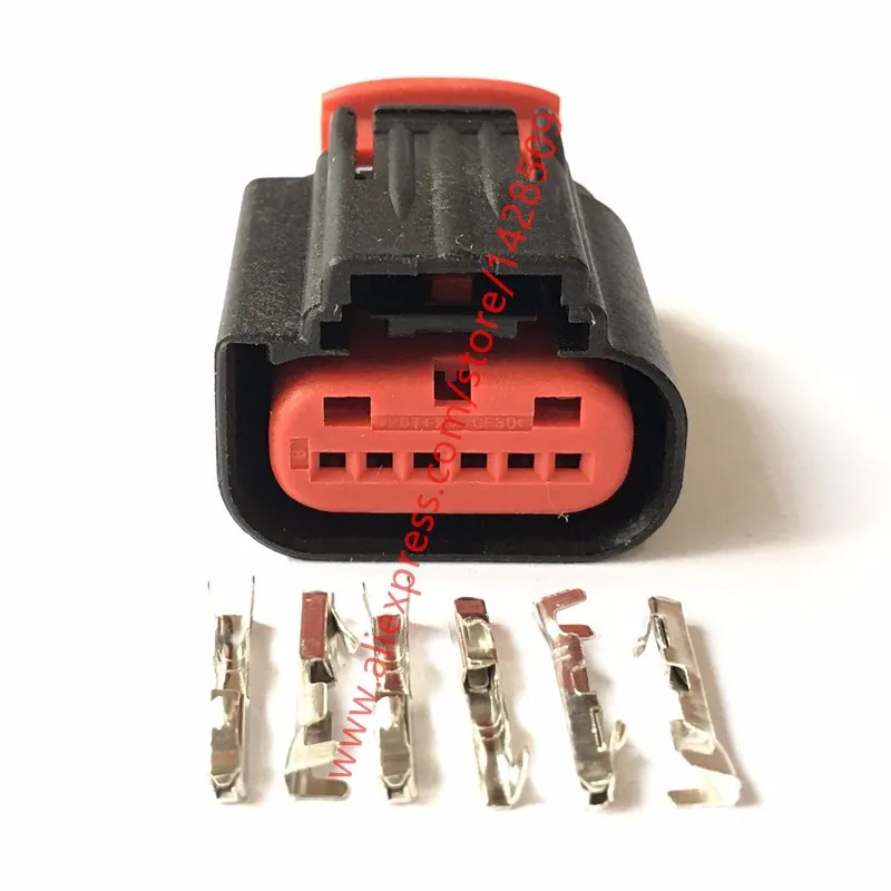 

20 Sets 6 Pin Accelerator Pedal Position Sensor Throttle Pedal Automobile Connector For FORD GM 1438153-5