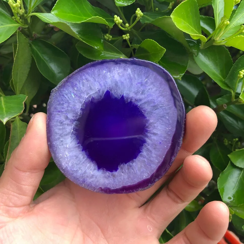 Amethyst crystal SLATE mineral crystal roller coaster healing