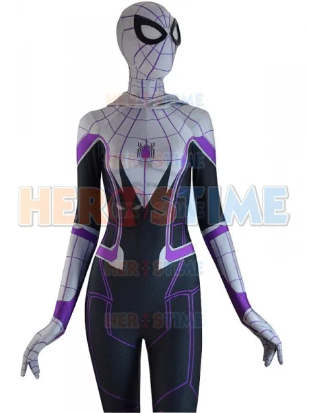 

3D Print Spandex Woman Spider-Man Suit Homecoming Spider-Gwen Cosplay Costume Fullbody SuperWoman costume