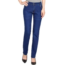 Женские повседневные джинсы, джинсовые прямые брюки, синие облегающие джинсы весна-осень размера плюс, женские джинсовые брюки