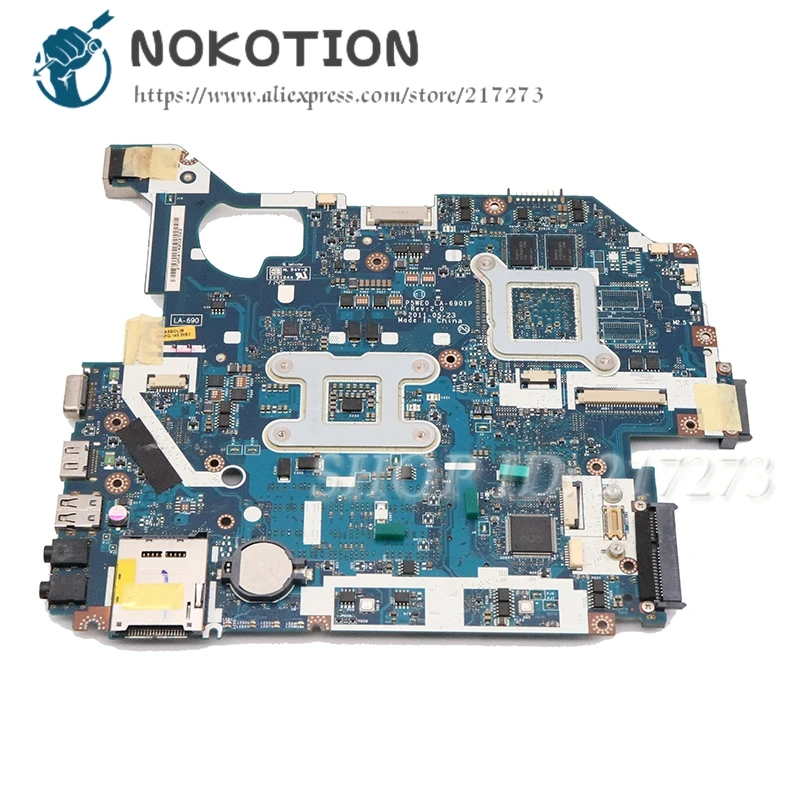 NOKOTION MBBYL02001 LA-6901P اللوحة لابتوب أيسر أسباير 5750 5750G اللوحة الرئيسية HM65 DDR3 610 M فيديو بطاقة