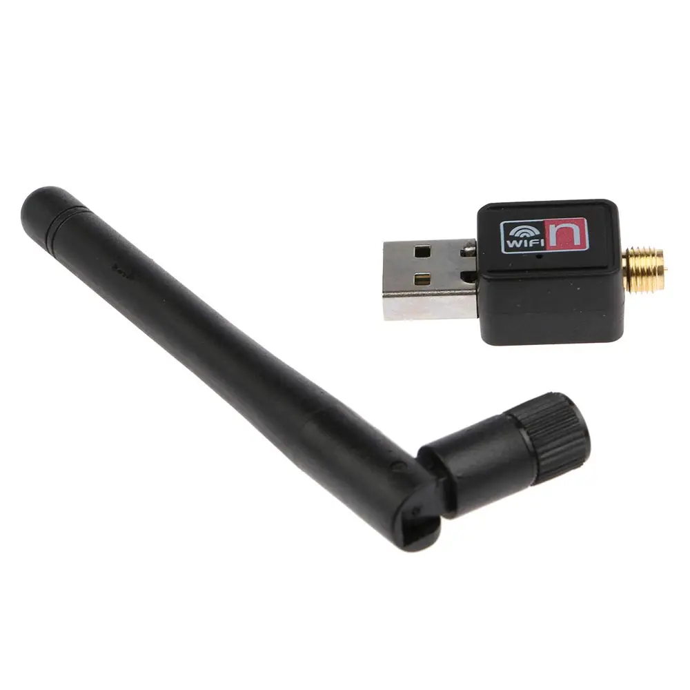 Мини USB Wi-Fi Беспроводной адаптер 802.11n/g/b 150 Мбит/с сетевая LAN Карта+ антенна