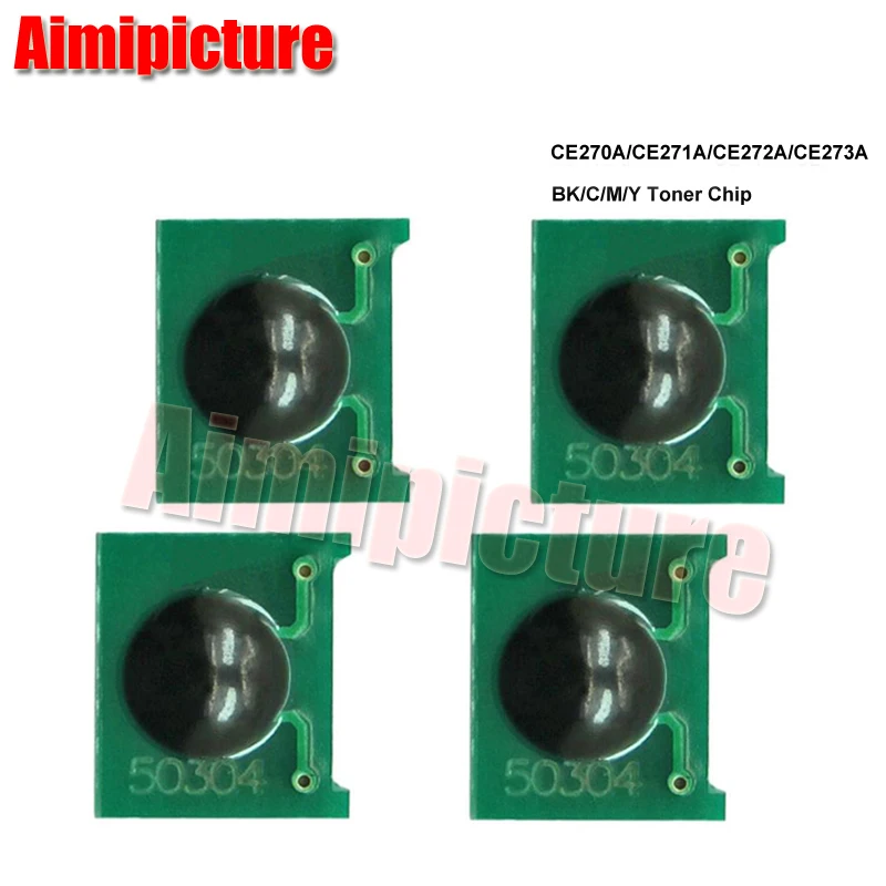 Цветной тонер-чип 650A CE270A CE271A CE272A CE273A для HP Color LaserJet CP5520n CP5525n CP5520 CP5525 Chip BK/C/M/Y 4 шт./лот