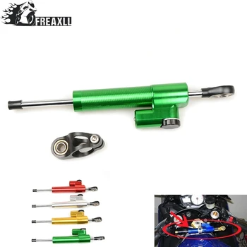 

Universal Aluminum Motorcycle Damper Steering Stabilize Safety Control For KAWASAKI Z1000 ER6N 6F Z750 Z750R Z250 NINJA 250 300