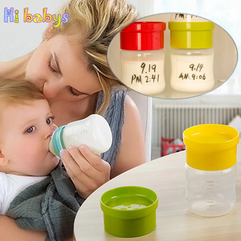 

3Pcs Baby Breast Milk Collection Storage Bottle Wide Neck With BPA Free PP Baby Food Storage Safe Almacenaje For Newborn