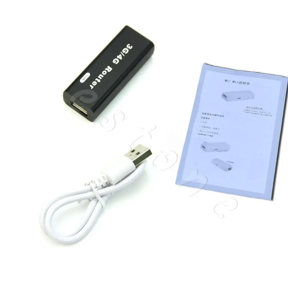 3g/4G Мини Портативный WiFi Wlan точка доступа AP клиент 150 Мбит/с RJ45 USB беспроводной маршрутизатор - Цвет: Черный