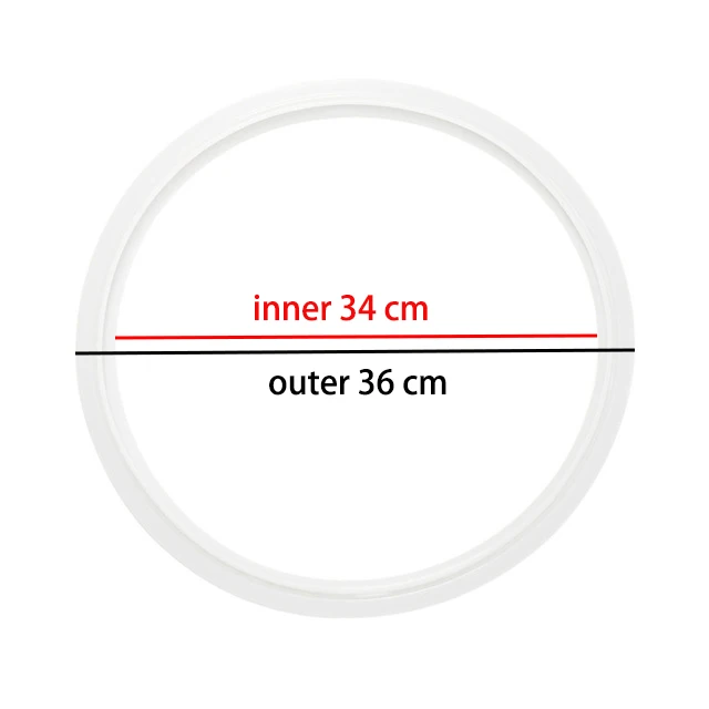 Практичное Силиконовое уплотнительное кольцо для скороварки, Термостойкое Силиконовое резиновое кольцо, аксессуары для скороварки - Цвет: 34