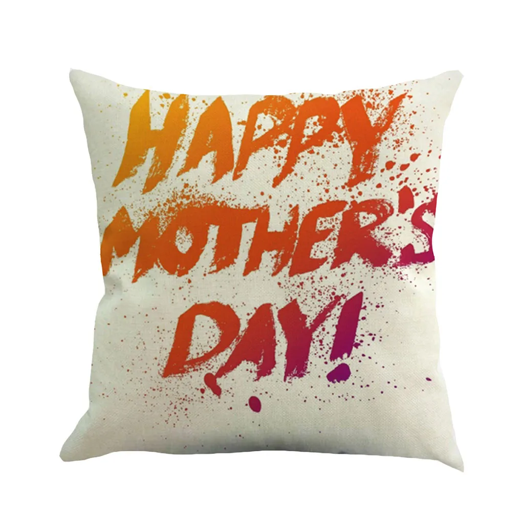 Горячая Подушка распродажа супер мягкий чехол для подушки Happy Mother's Day Flower Bright