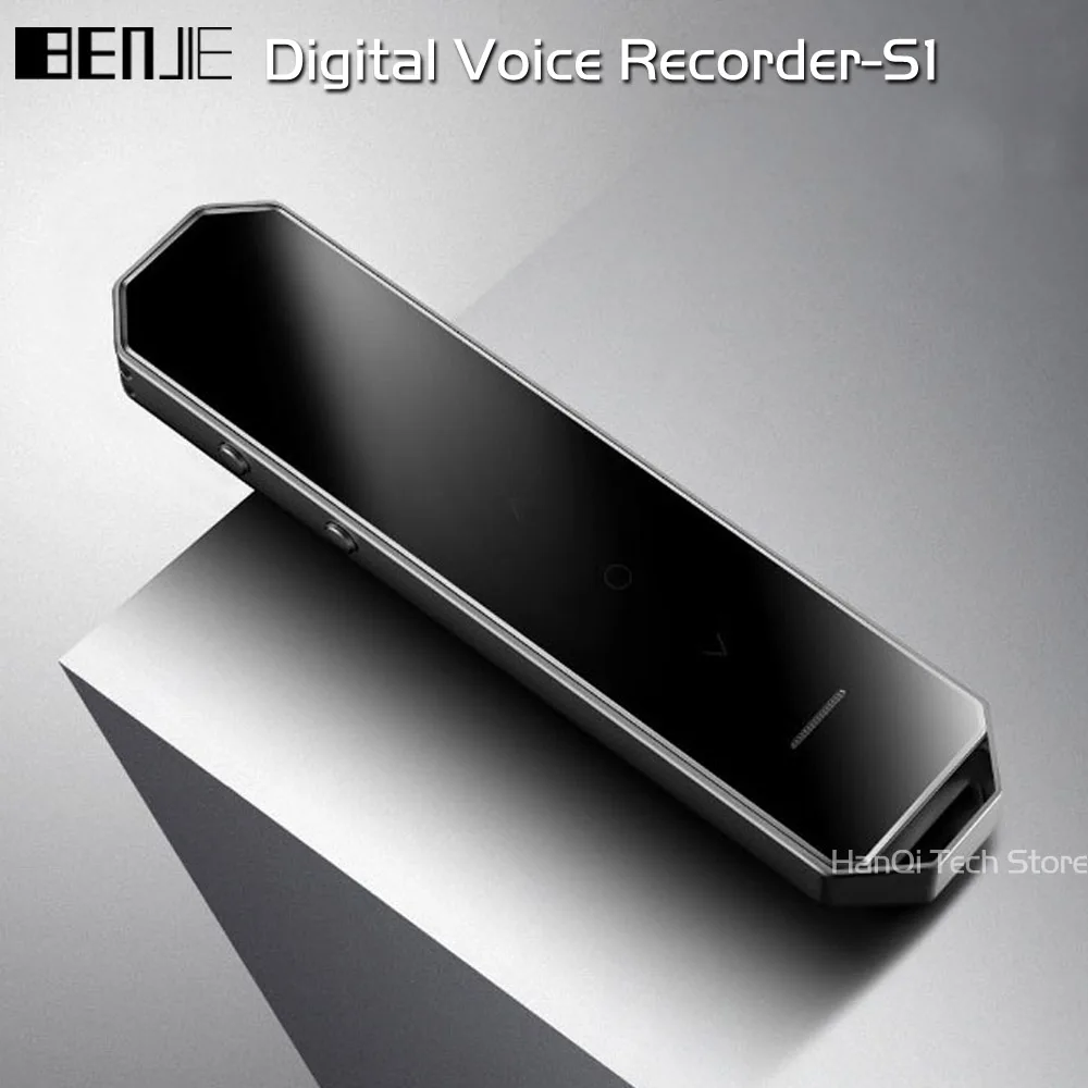 BENJIE S1 Digital Voice Recorder Long Time Recording 8G Professional Dictaphone Mini MP3 Music Player With Built-in Loudspeaker
