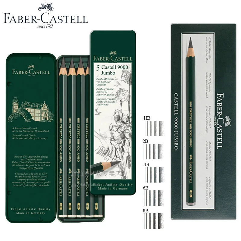 Lápis Comuns faber-castell 9000 jumbo lápis de Marca : Faber-castell