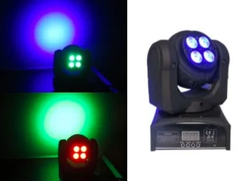 

6pcs/lot,Double Face 1x10W beam+4x10W wash RGBW LED Moving Head Light Effect stage Lighting DJ