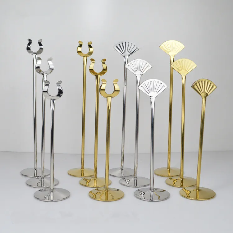 New Star Portatabelle Per Numeri Da Tavolo In Acciaio Inox - Altezza 38 Cm - Set Da 12 Con Base Ponderata - Finitura Nera - Ideali Per Ristoranti, Matrimoni Ed Eventi