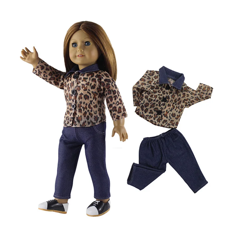 5 шт./компл. дял 18-дюймовой куклы одежда модные Повседневное для маленьких девочек кукла Костюмы набор «сделай сам» платье куклы купальник комплект со штанами и топами