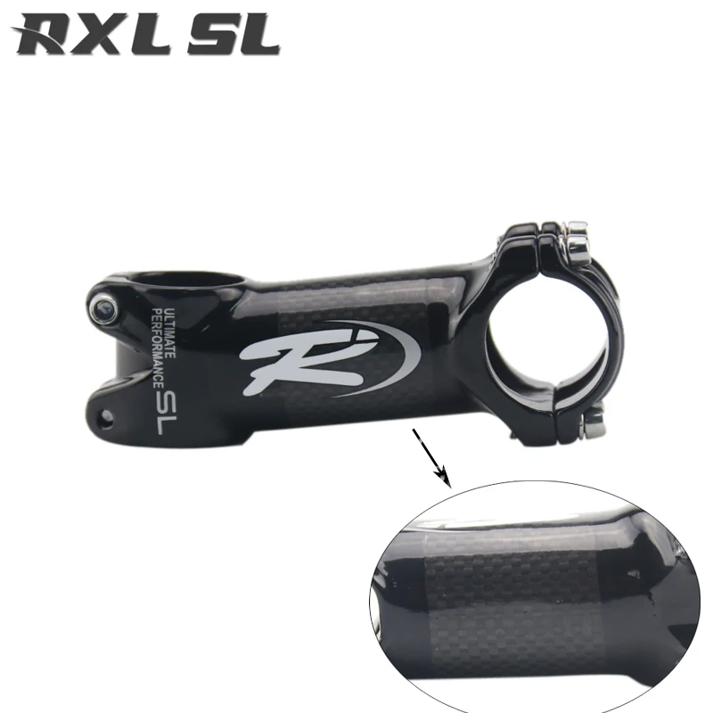 RXL SL велосипедный Руль 28 6 мм углеродное волокно Mtb стержень 60/70/80/90/100/110/120 легкий