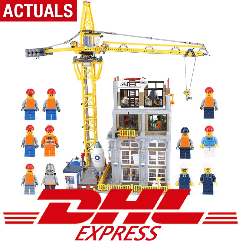 

15031 Genuine 4425Pcs MOC Building Series The Legoing construction with Crane Set Building Blocks Bricks Christmas Gifts For Kid
