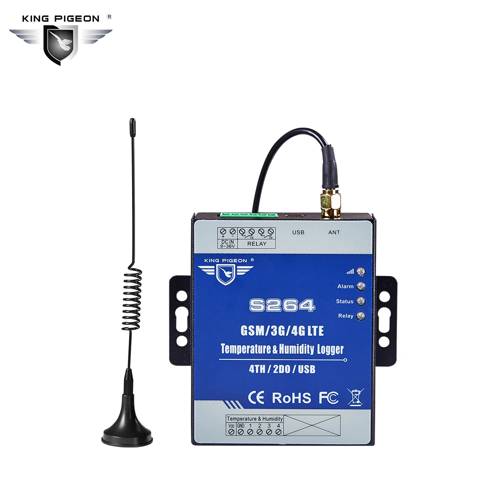 Беспроводной регистратор данных влажности и температуры 3g 4G LTE система мониторинга дистанционного сбора данных RTU S264