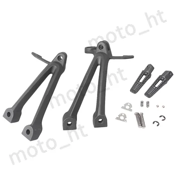 

Aluminum Alloy Passenger Rear Foot Pegs Footrest Brackets for Suzuki GSXR 600 750 K8 2008 2009 2010 Black