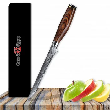 

6'' Damascus Boning Knife Japanese VG10 Steel Kitchen Knife Chef Knives Stainless Steel Butcher Knife with Gift Box Grandsharp