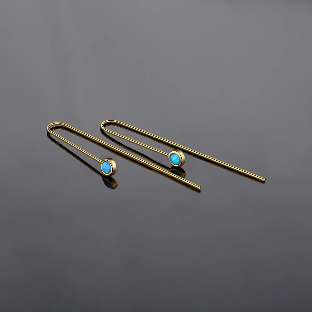Jewelrypalace классический 0.2ct создан опал Висячие серьги 925 серебро Ювелирные