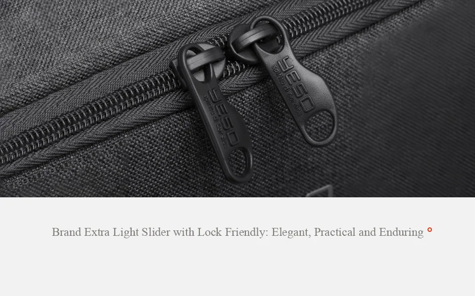 YESO рюкзак большой емкости с usb зарядкой Многофункциональный подростковый Бизнес школьный рюкзак для ноутбука для женщин и мужчин
