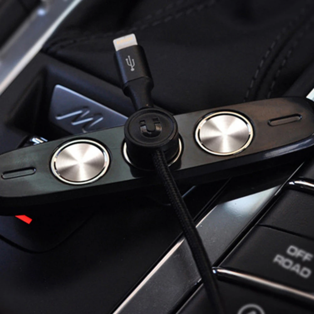 磁気 Usb ケーブルホルダーマネジメントワインダーワイヤ収納充電器主催車データケーブルホルダー新到着ワイヤクリップ Car Clips Charger Clipcar Cable Management Aliexpress