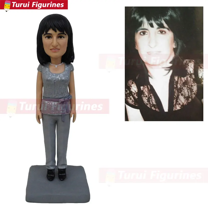 

handmade birthday cake topper custom bobblehead figurines personalized birthday cake topper bobble head dolls mini statue girls