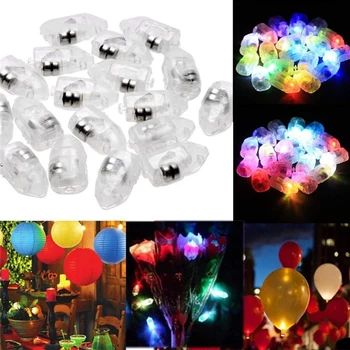 

50/100Pcs/lot Round Ball Tumbler LED Balloon Lights Mini Flash Luminous Lamps for Lantern Bar Birthday Wedding Party Decoration