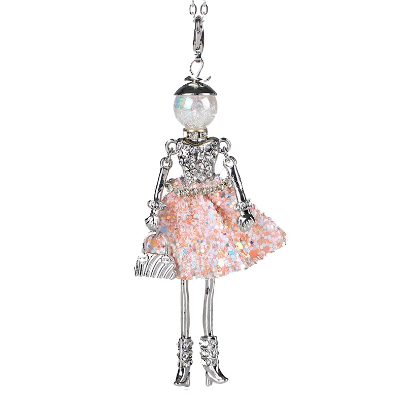 Buy 2017 PARIS Handmade Dance Doll Pendants Necklace
