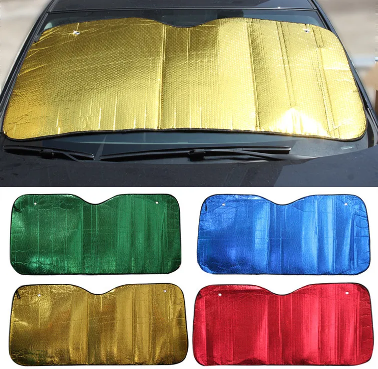 Covered colors alumiun film Car Window Sunshade prevention Snow and ice For Car Sun Shade Reflective Foil Anti-UV car covers car-window-covers-for-sun