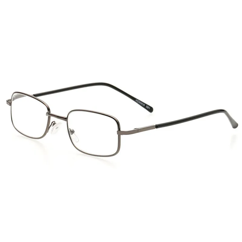 Square reading Glasses women men metal optical frame glasses Eyeglasses