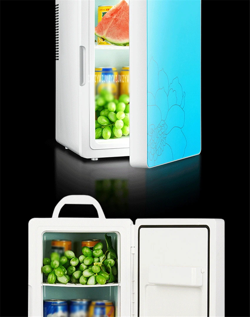 16L автомобильный холодильник 220 В 12 В мини-холодильник холодильное общежитии семейный автомобиль домой двойного назначения нагреватель