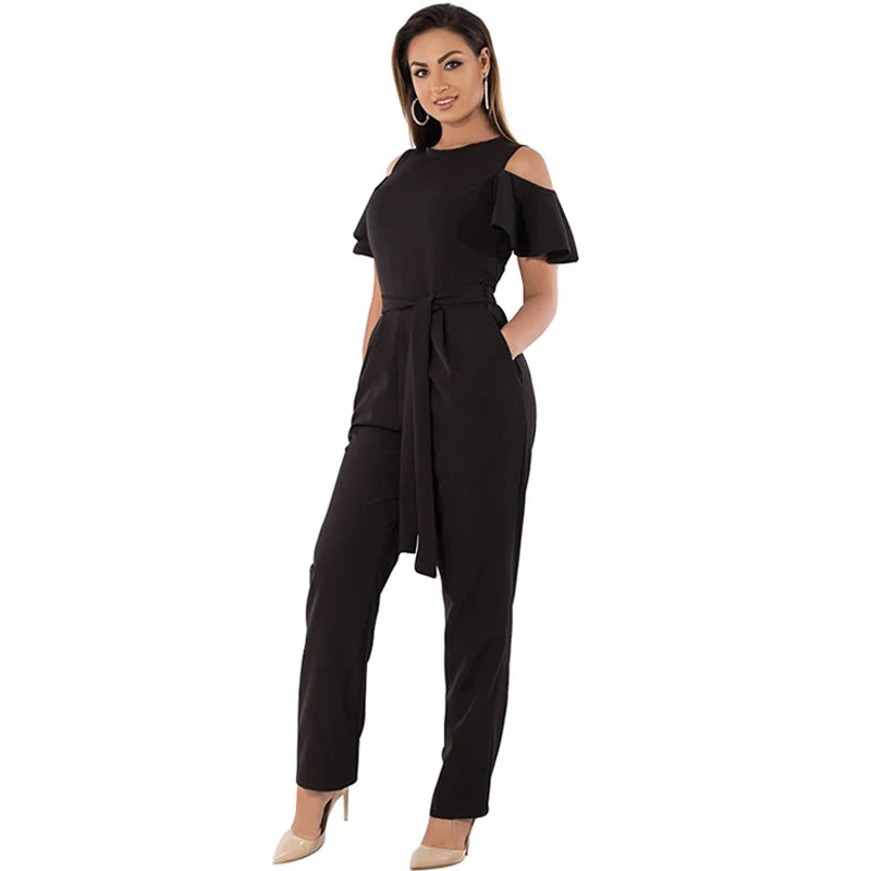 plus size short sleeve jumpsuit