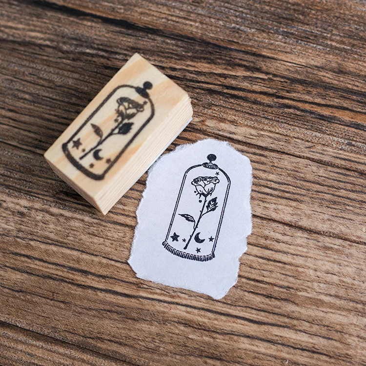 Cute Le Petit Prince decoration stamp wooden rubber stamps for scrapbooking stationery DIY craft standard stamp - Цвет: 1