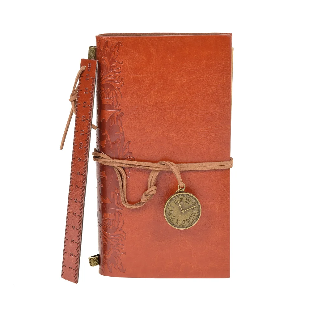 

Hot Retro Classic Vintage Leather Bound Blank Pages String Journal Diary Notebook Sketchbook Gift Fighting Girl