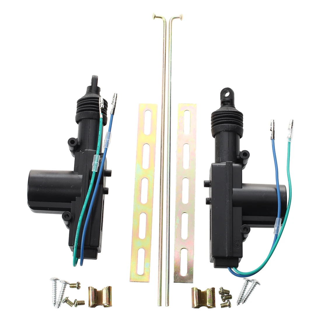 

2 Pcs Car Universal Servomotor Central Servomotor 12V 2-pole