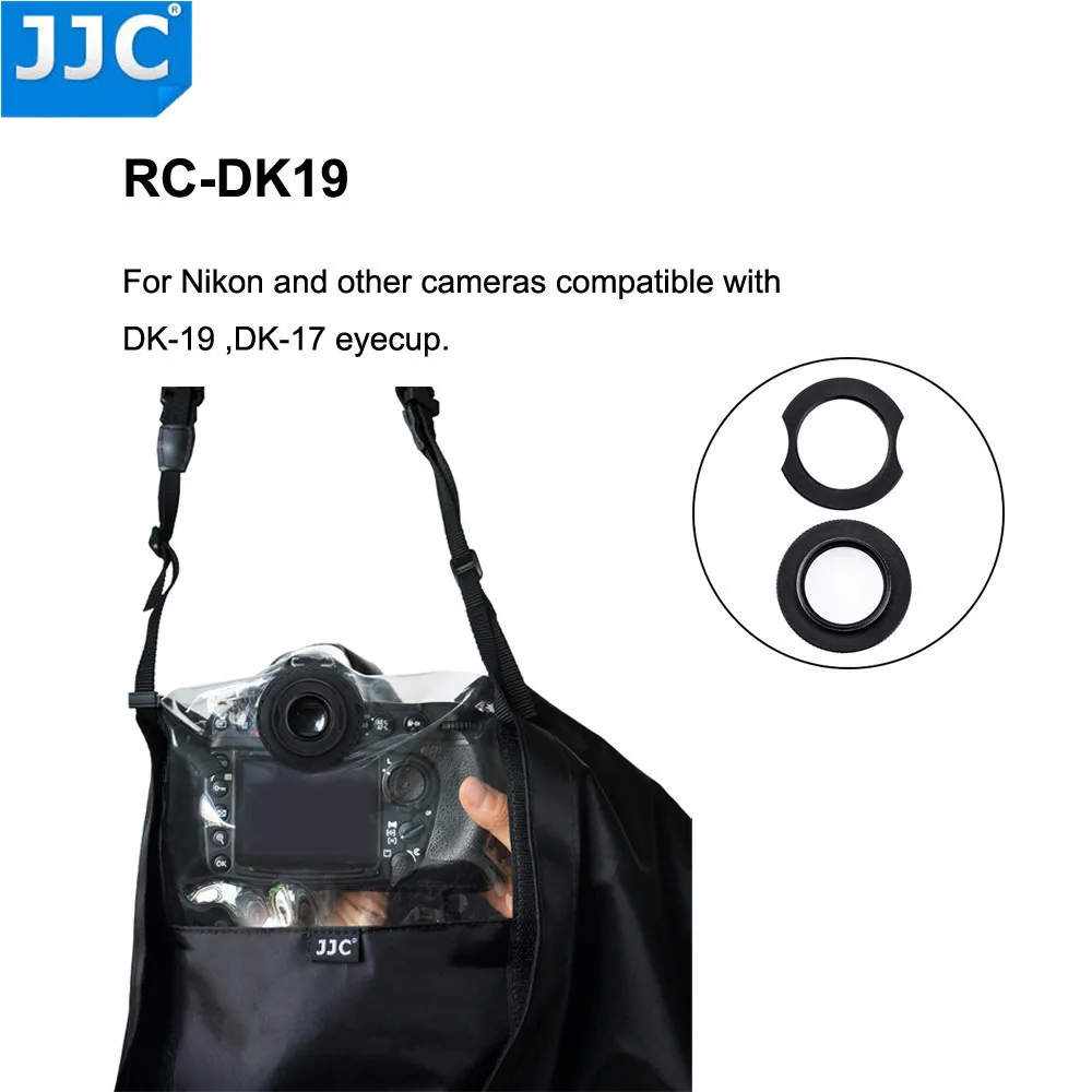 JJC дождевик чехол для защиты от пыли для Nikon D7100 D7000 D5300 D5200 D5100 D3300 D3200 D3100 D750 D610 D300s F80 F65 - Цвет: RC-DK19