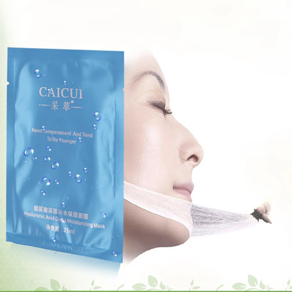 Deep Hydrating Moisturizing Hyaluronic Acid Silk Face Mask Facial Skin Care