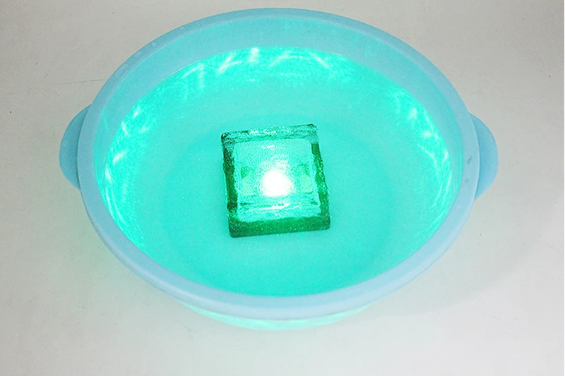Solares do Assoalho do Diodo Emissor de Luz das Luzes de Vidro Enterradas da Telha do Gelo Luzes Decorativas Solares Exteriores 5 Cheap Lâmpadas subterrâneas