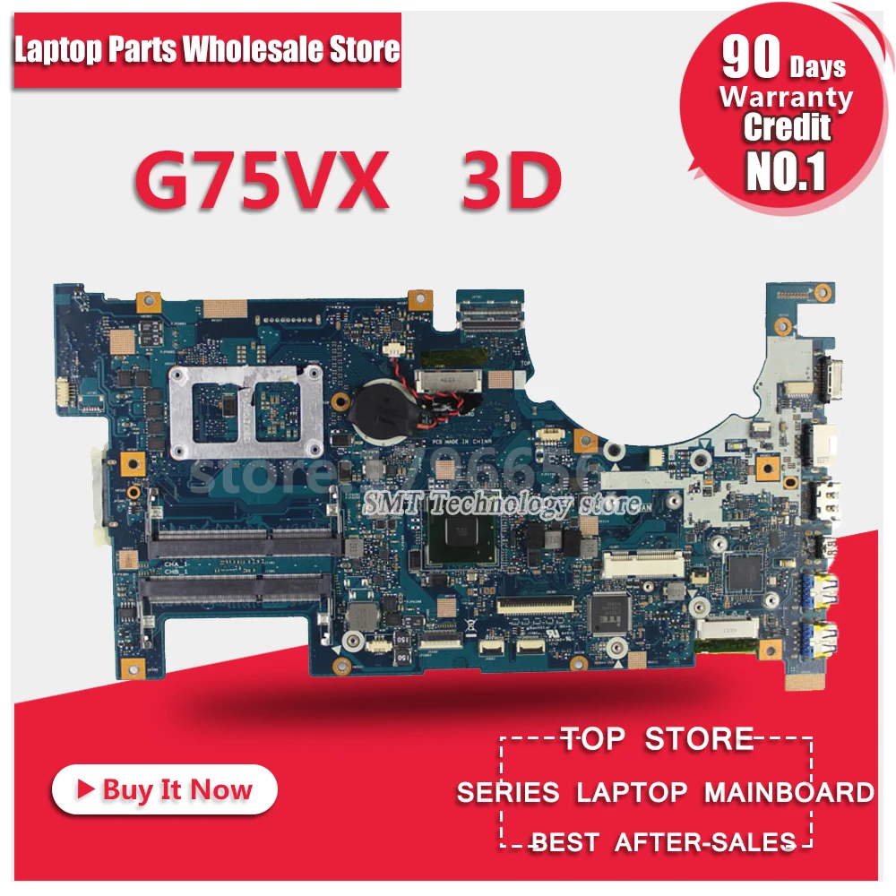 for font b ASUS b font G75VX laptop font b motherboard b font main board with